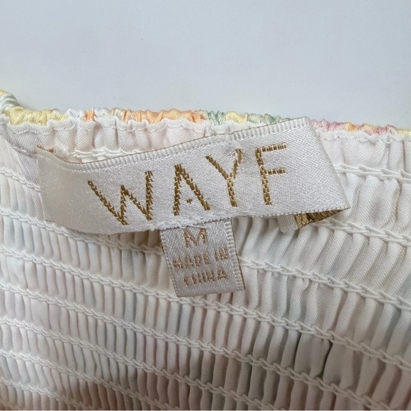 Wayf Terry Top in yellow Mini Roses pattern size medium - Picture 5 of 15